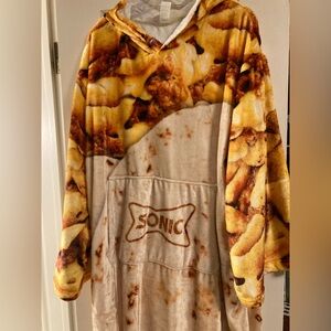 Sonic Chili Cheese Wrap Super Rare - Wearable Snuggie Blanket - Limited Edition